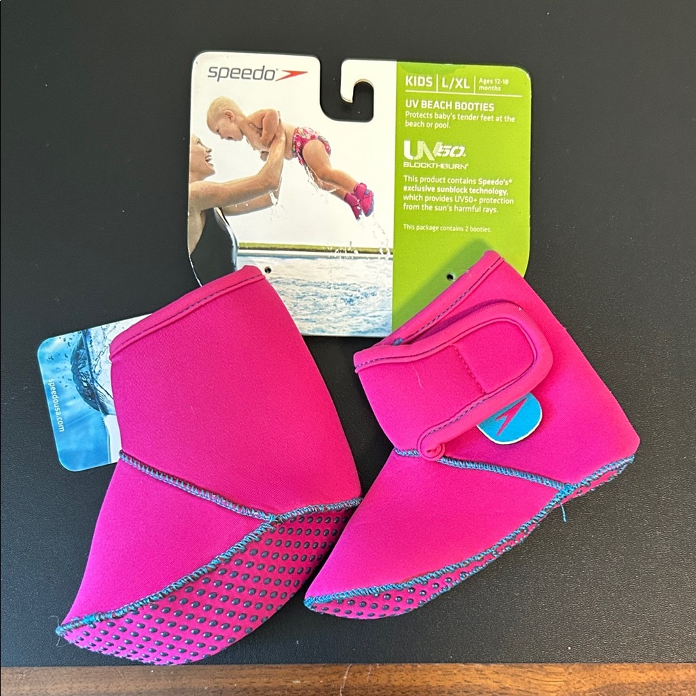 Speedo Kids Water Shoes - Pink and Blue